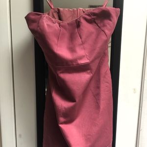 J Crew Dusty Rose Strapless Dress. Size 6. GUC.